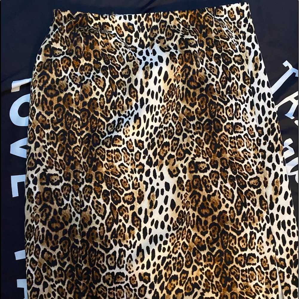Cheetah Print Skirt